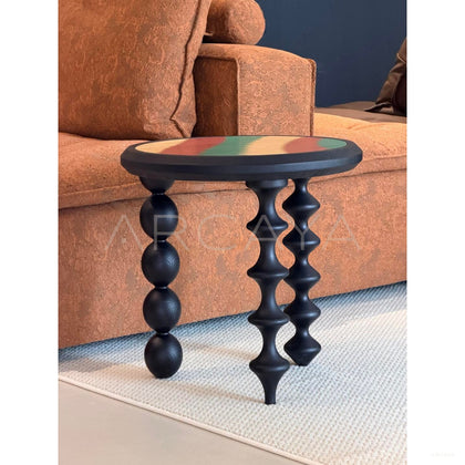 Vintage Accent Side Table - scene