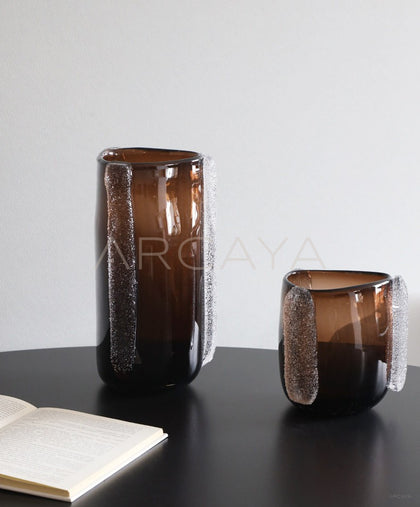 Glass Art Vase Tabletop - scene