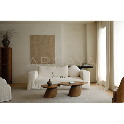 Waiwai Reclaimed Wood Coffee Table - scene