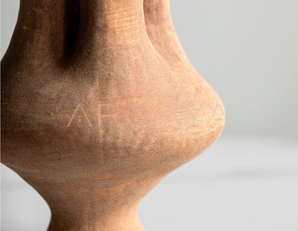 Dadan Hand Pinched Irregular Three Neck Vase - scene
