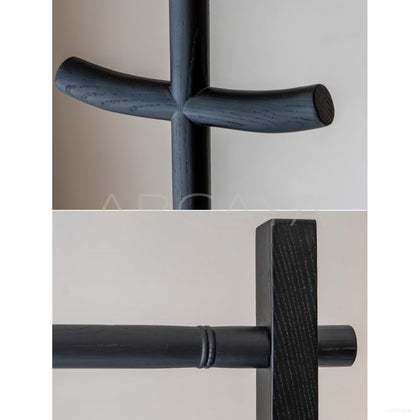 Haozi Woven Clothes Rack — Coat Racks - scene