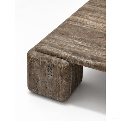 Machu Stone Inspired Coffee Table - scene