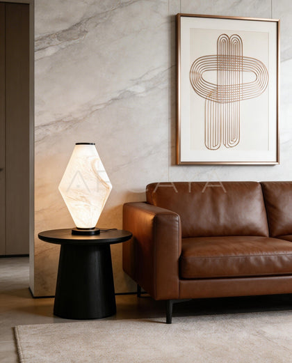 Stone Texture Diamond Table Lamp 96367 - scene