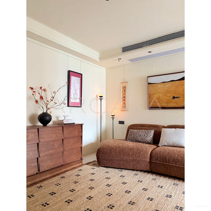 Small Space Irregular Sofa - scene