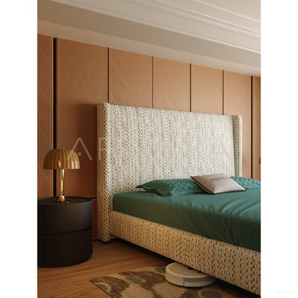 High Headboard Bed - scene
