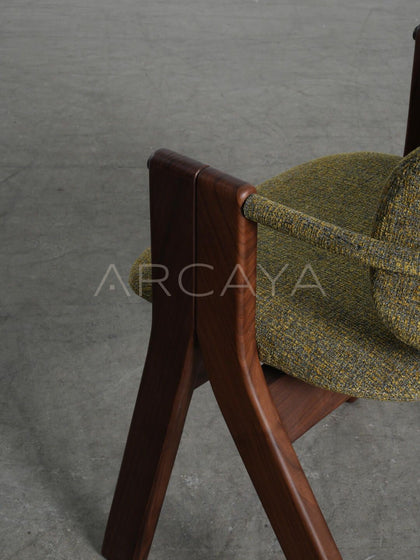 Walnut Dining Chair - detail