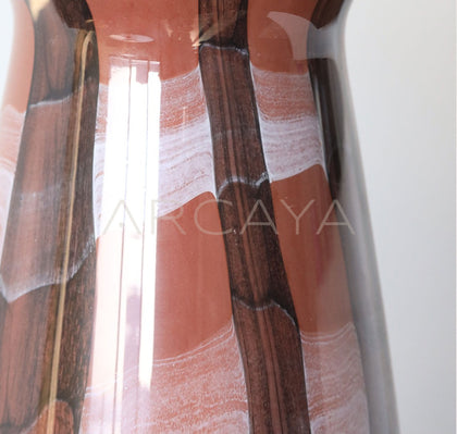 Mid Century Glass Vase Entryway - scene