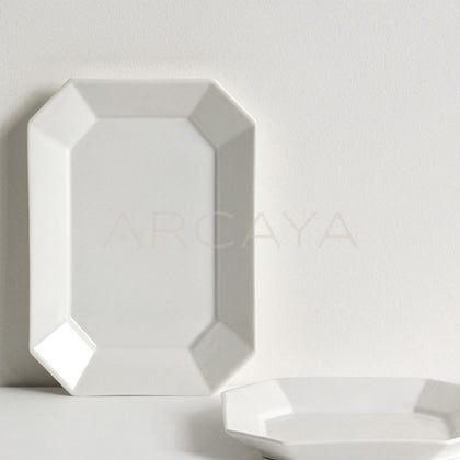 Sunxun Collab White Porcelain Dinner Plate - main