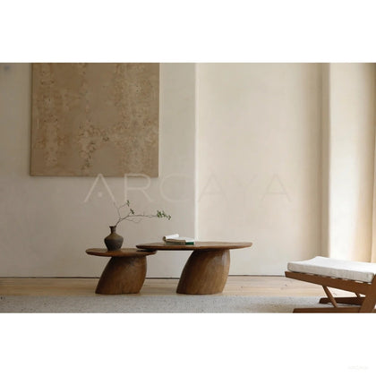 Waiwai Reclaimed Wood Coffee Table - scene
