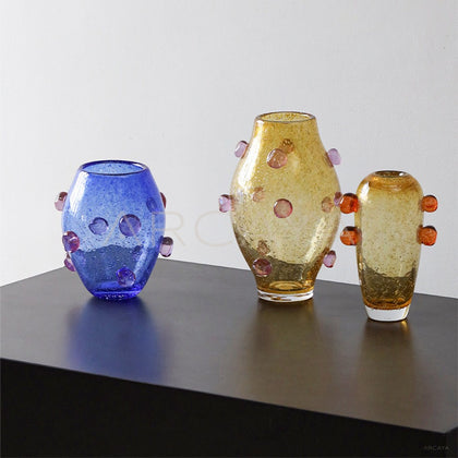 Mid Century Glass Vase New Home - main