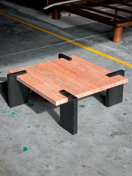 Handmade Statement Coffee Table - scene