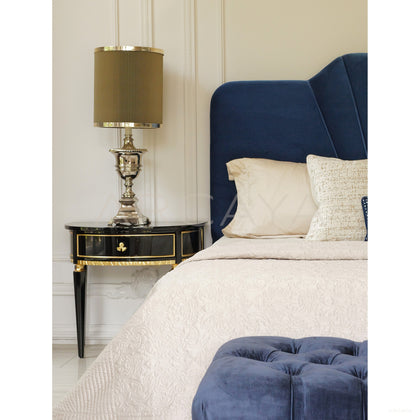 Royal Blue Bedroom Furniture Set - scene