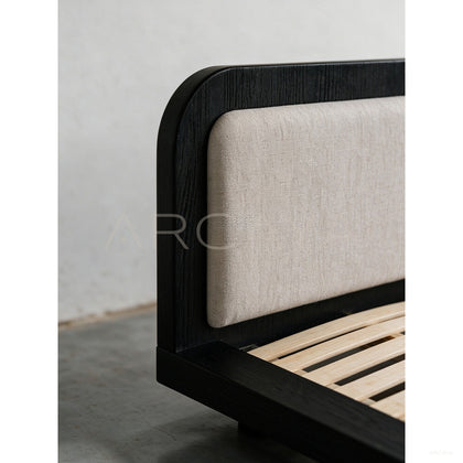 Iva Wabi Sabi Solid Wood Bed - scene