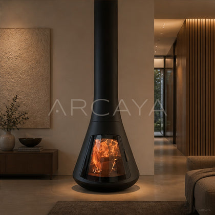 Declan Hanging Fireplace - scene