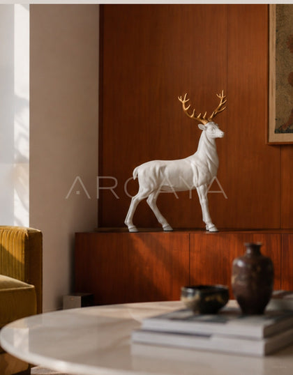 Elk Sculpture Art Ornament - scene