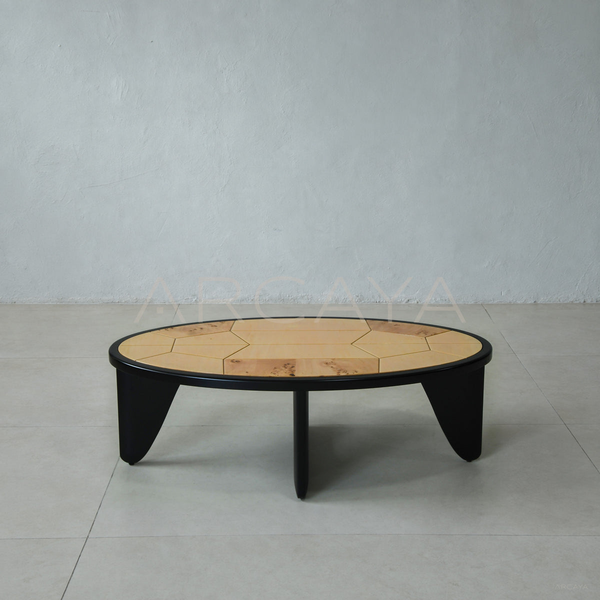 Poplar Burl Veneer Coffee Table - main
