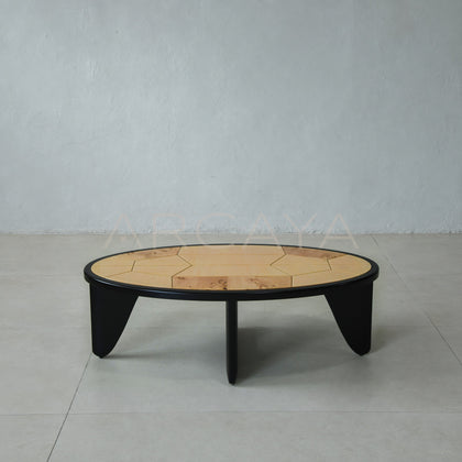 Poplar Burl Veneer Coffee Table - main