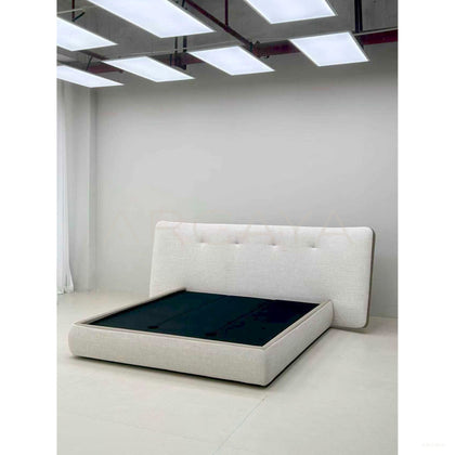 Levo Wide Headboard Bed - scene