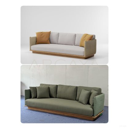 Custom Outdoor Sofa - scene