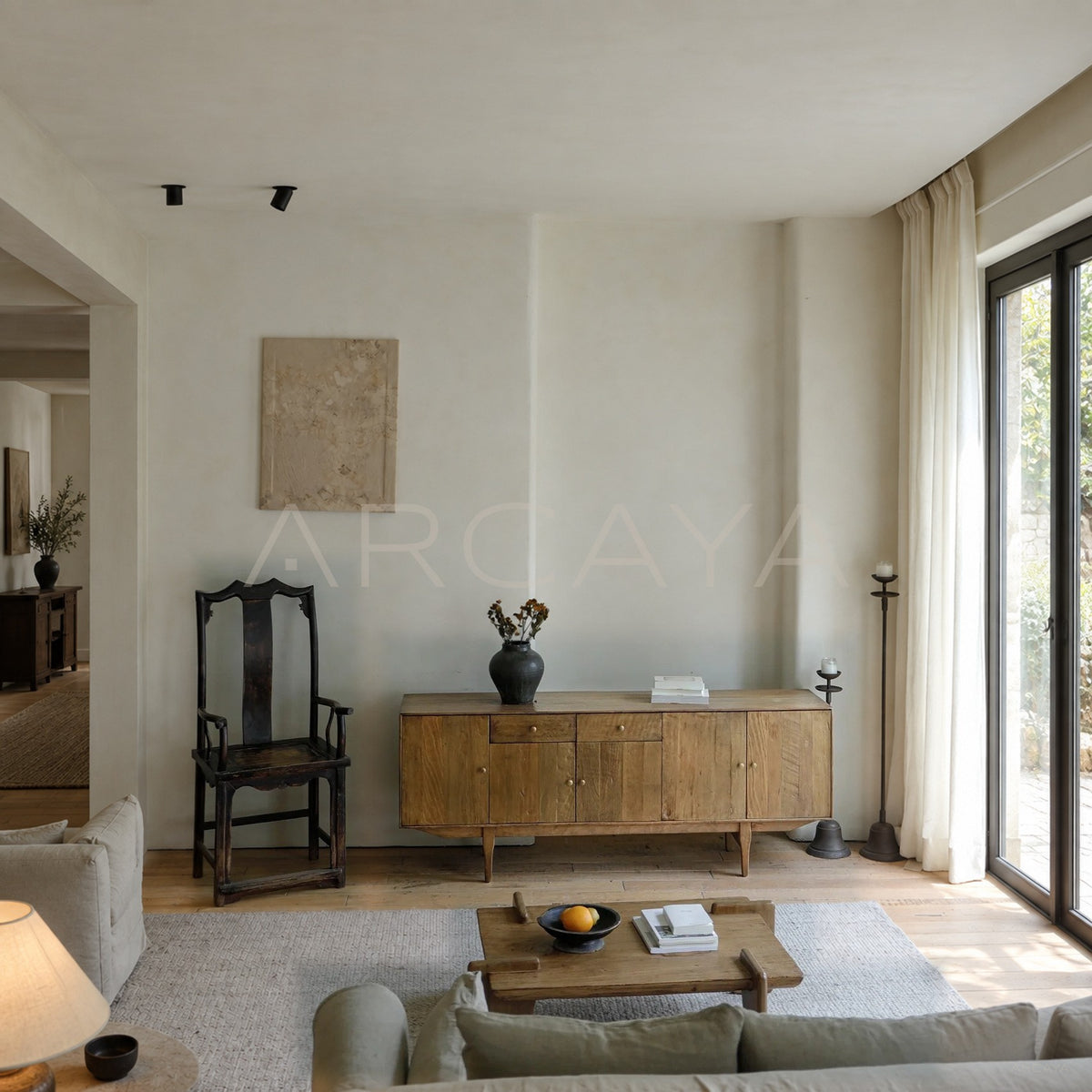 Natural Material Quiet Space Set — Storage - main
