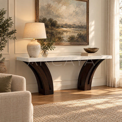 Entryway Negative Space Console - scene