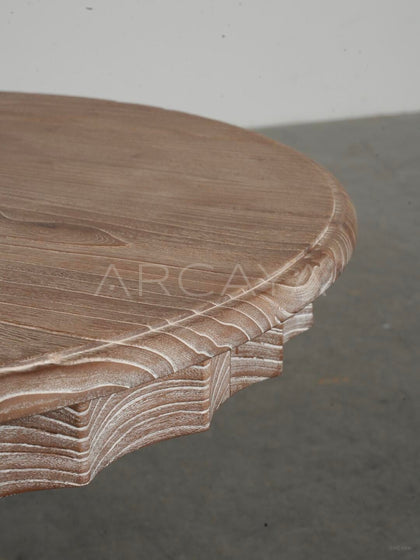 Wabi Sabi Distressed Side Table - detail