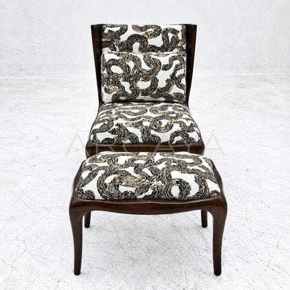 Solid Wood Lounge Chair - main