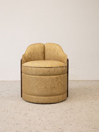 Sculpted Solid Wood Chair - scene