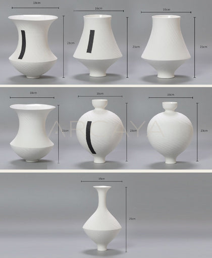 Dadan Jingdezhen Ceramic Vase Dried Flowers - scene
