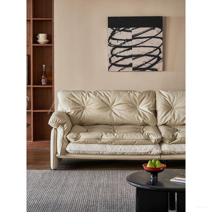 Sandwich Cream Sofa - scene