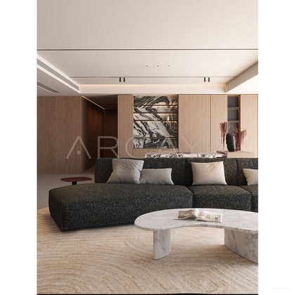 Wide Living Room Sofa - scene