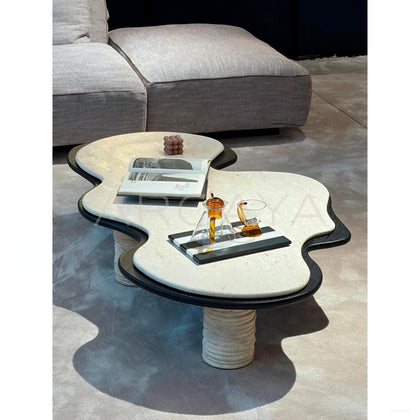 Nebula Marble Coffee Table - scene