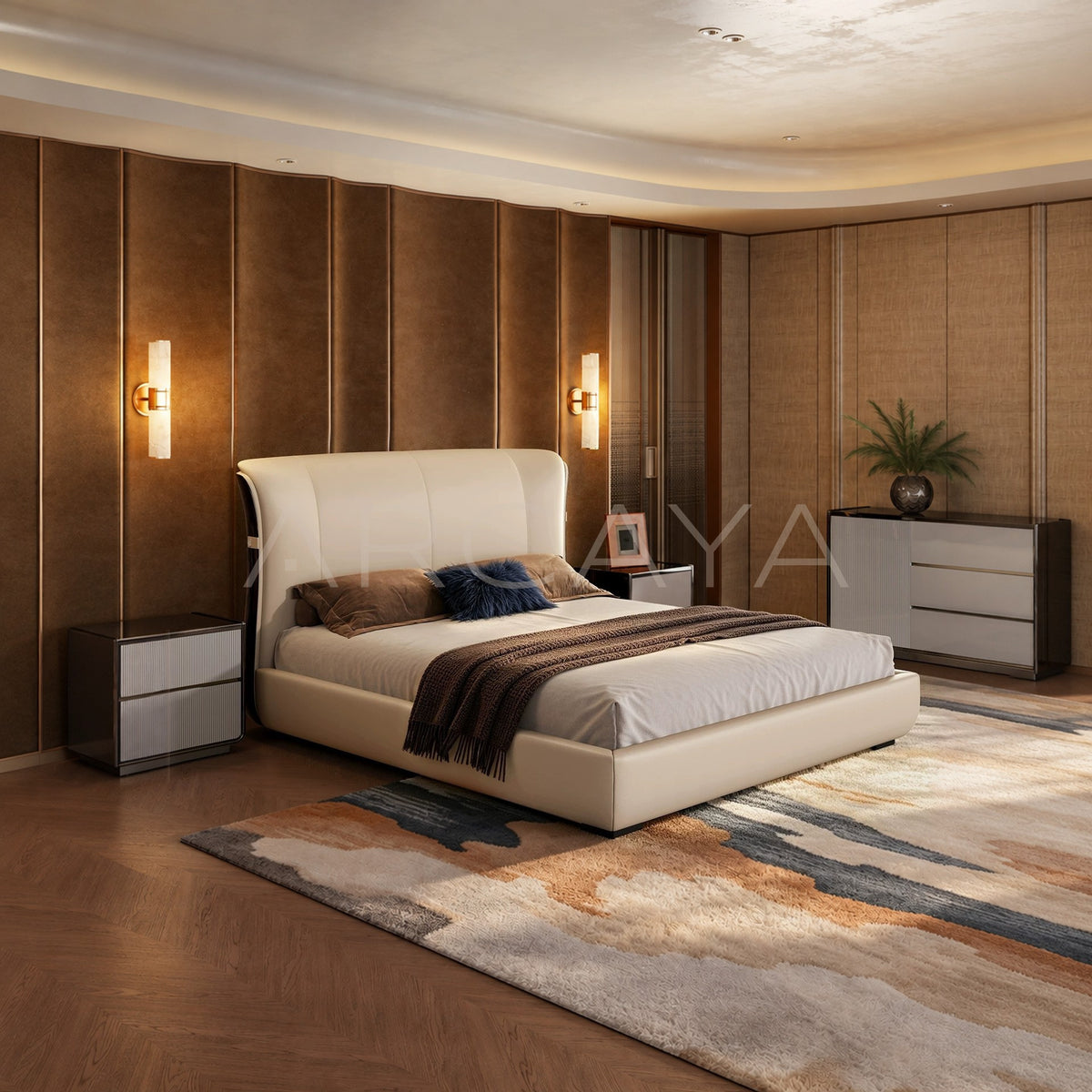 Supreme Ebony Liuying Bed - main