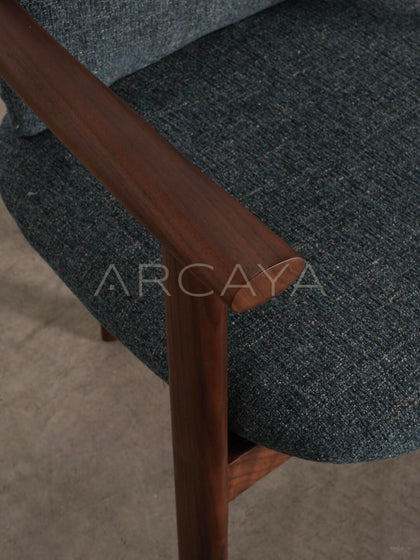 Black Walnut Dining Chair - detail