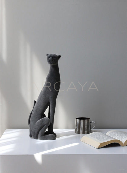 Leopard Ornament Entryway - scene