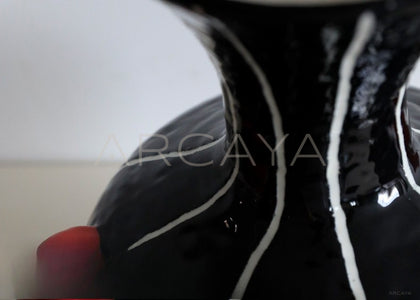 Dadan Black Jingdezhen Art Vase - scene