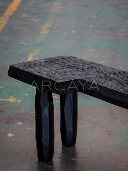 Natural Style Solid Wood Bench - detail