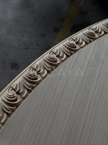 Designer Render Dining Table Unfinished - detail