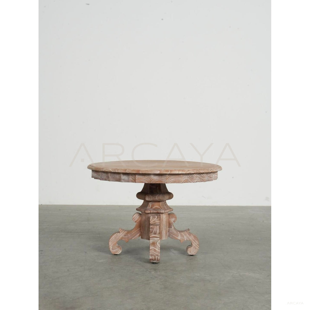 Wabi Sabi Distressed Side Table in detail