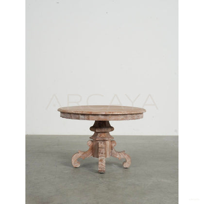 Wabi Sabi Distressed Side Table - scene