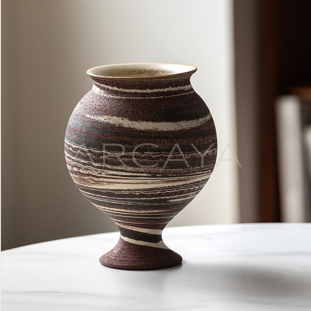Dadan Marbled Clay Ceramic Vase - main