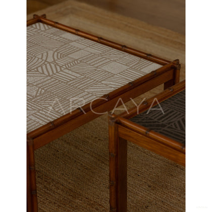 Tile Coffee Table Italian Handmade - scene