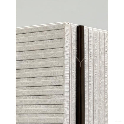 Italian Relief Texture Double Door Tall Cabinet - scene