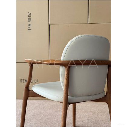 Solid Wood Dining Chair Zhuju - scene