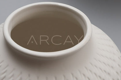 Designer Bisque Ceramic Vase Set - scene