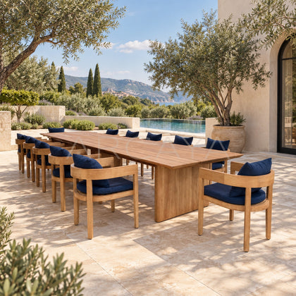Burmese Teak Outdoor Long Table - main