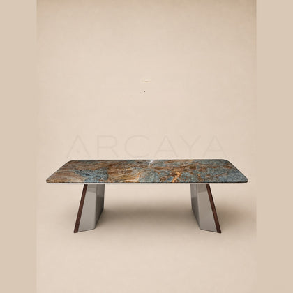 Daze Amazon Blue Stone Tea Table - scene