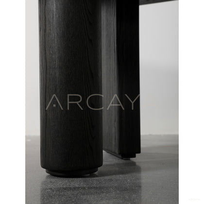 Polygon Patchwork Marble Low Table - scene