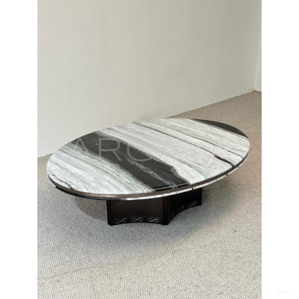 Ink Wash Stone Coffee Table - scene