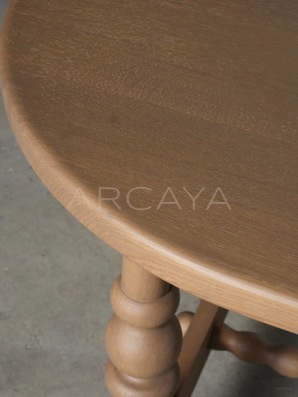 Custom Color Oval Long Table - detail